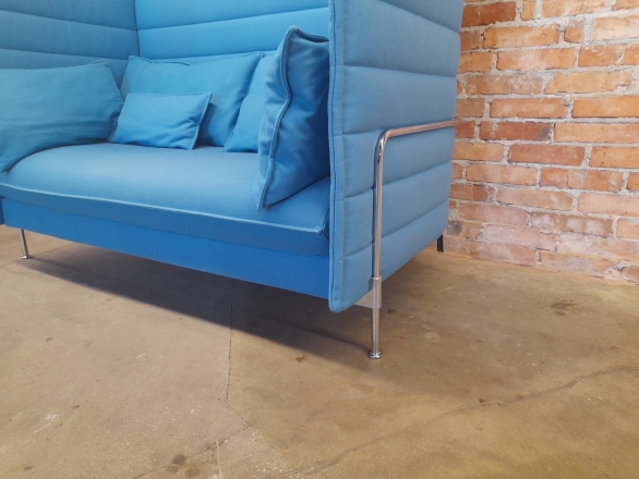 Kanapa / Sofa 2-osobowa Vitra - Alcove, niebieska