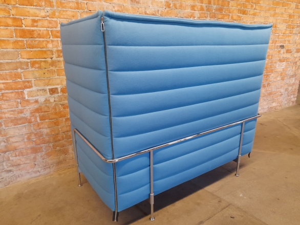 Kanapa / Sofa 2-osobowa Vitra - Alcove, niebieska