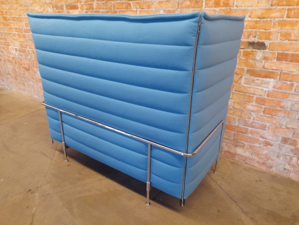 Kanapa / Sofa 2-osobowa Vitra - Alcove, niebieska