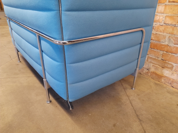 Kanapa / Sofa 2-osobowa Vitra - Alcove, niebieska
