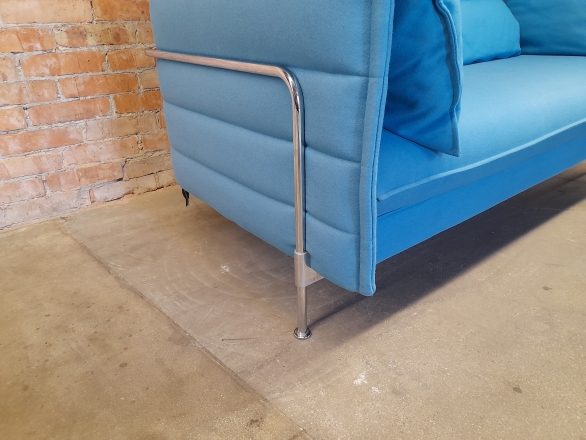Kanapa / Sofa 2-osobowa Vitra - Alcove, niebieska