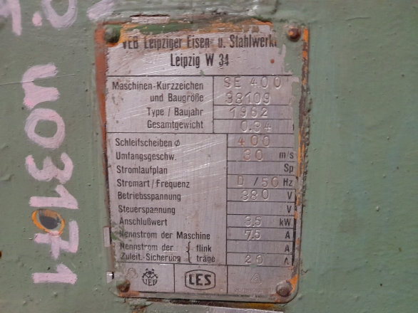 Szlifierka dwutarczowa Eisen Stahlwerke