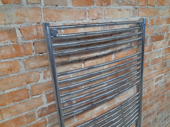 Grzejnik chromowany 165X75X5 cm, łukowy
