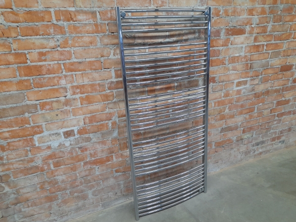 Grzejnik chromowany 165X75X5 cm, łukowy