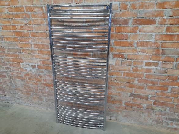 Grzejnik chromowany 165X75X5 cm, łukowy