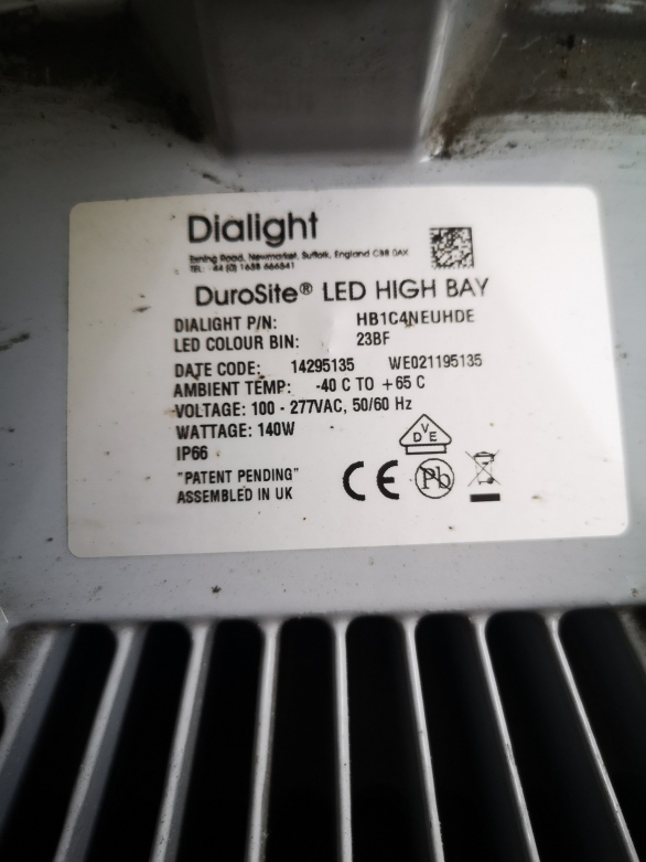 Lampa przemysłowa, LED DIALIGHT DURO SITE