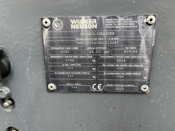 Wacker Neuson 50Z3