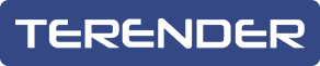 Logo firmy zajmującej się sprzedażą, wynajmem i naprawą maszyn budowlanych i rolniczych - TERENDER